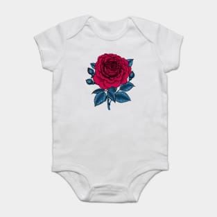 Red rose 2 Baby Bodysuit